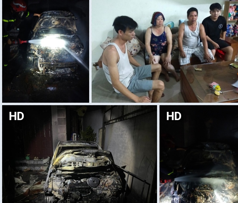 Cứu an toàn 04 người trong vụ cháy ở xã An Hưng, huyện An Dương